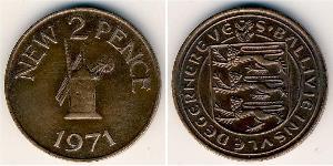 2 Penny  Bronze 