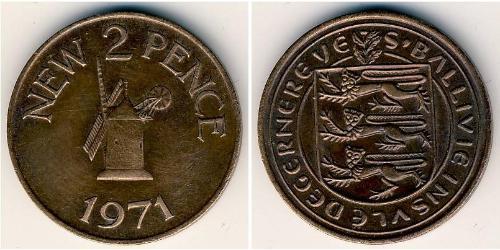 2 Penny  Bronze 