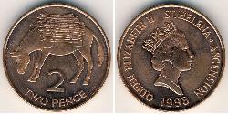 2 Penny Île Sainte-Hélène (1981 - ) Bronze 