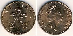 2 Penny Regno Unito  Bronzo 