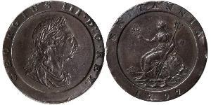 2 Penny Reino de Gran Bretaña (1707-1801) Cobre Jorge III (1738-1820)