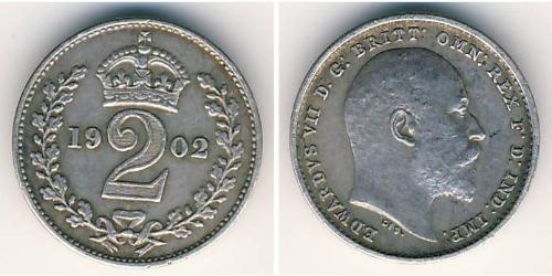 2 Penny United Kingdom Silver 