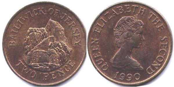2 Penny Isola di Jersey  