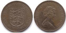 2 Penny Jersey  Elizabeth II (1926-2022)