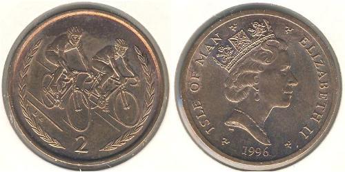 2 Penny 曼島 青铜 