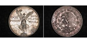 2 Peso Messico (1867 - ) Argento 