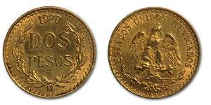 2 Peso United Mexican States (1867 - ) Gold 