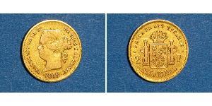 2 Peso Kingdom of Spain (1814 - 1873) / Filippine Oro Isabella II of Spain (1830- 1904)