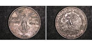 2 Peso México (1867 - ) Plata 