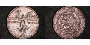 2 Peso Mexiko (1867 - ) Silber 