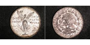 2 Peso Mexiko (1867 - ) Silber 