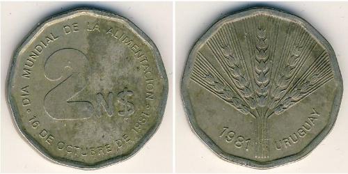 2 Peso Uruguay  