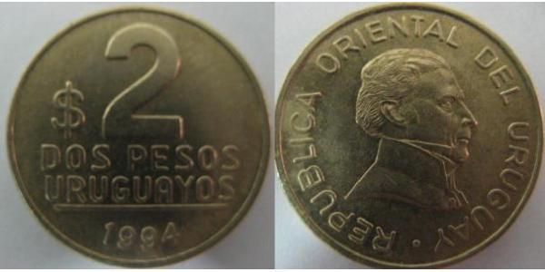 2 Peso Uruguay  