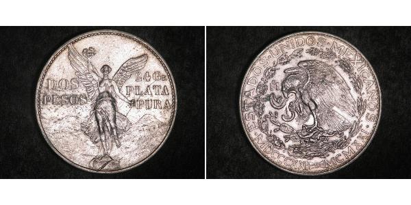 2 Peso 墨西哥 銀 
