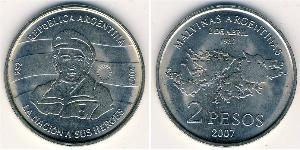 2 Peso 阿根廷 銅/镍 