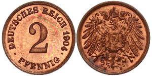 2 Pfennig Allemagne Bronze 