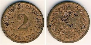 2 Pfennig Allemagne Bronze 