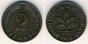 2 Pfennig Allemagne de l