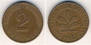 2 Pfennig Allemagne de l