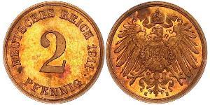 2 Pfennig Germany Bronze 