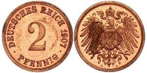 2 Pfennig Germany Bronze 