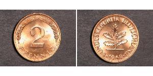 2 Pfennig West Germany (1949-1990) Bronze 