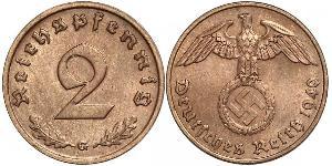 2 Pfennig Germania nazista (1933-1945) Bronzo 