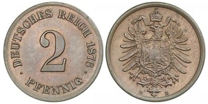 2 Pfennig Alemania  