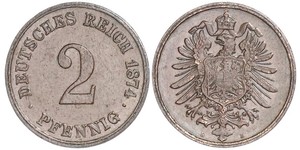 2 Pfennig Allemagne  