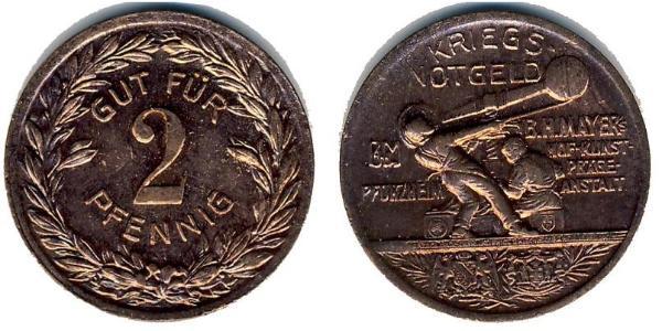 2 Pfennig Deutschland  