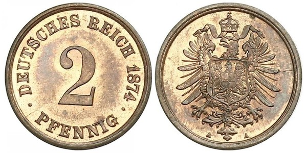 2 Pfennig Germany  