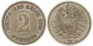 2 Pfennig 德国  