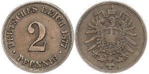 2 Pfennig 德国  