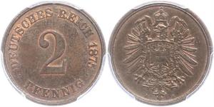 2 Pfennig 德国  