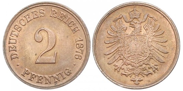 2 Pfennig 德国  