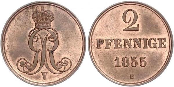 2 Pfennig 联邦州 (德国) 銅 