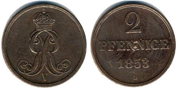 2 Pfennig 联邦州 (德国) 銅 