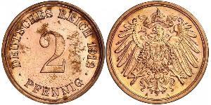 2 Pfennig 德国 青铜 
