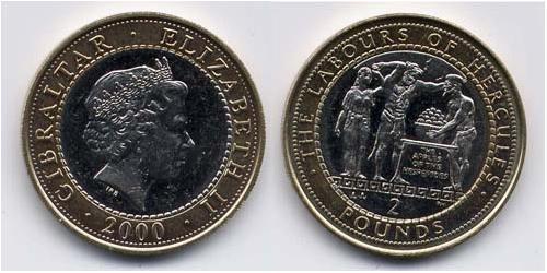 2 Pound Gibraltar Bilame 