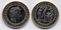 2 Pound Gibraltar Bimetal 