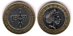 2 Pound United Kingdom (1922-) Bimetal Elizabeth II (1926-2022)