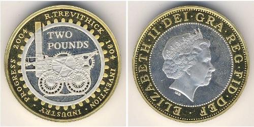 2 Pound United Kingdom (1922-) Bimetal Elizabeth II (1926-2022)