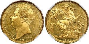 2 Pound United Kingdom of Great Britain and Ireland (1801-1922) Gold George IV (1762-1830)