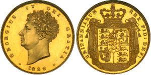 2 Pound United Kingdom of Great Britain and Ireland (1801-1922) Gold George IV (1762-1830)