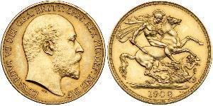 2 Pound United Kingdom of Great Britain and Ireland (1801-1922) Gold Edward VII (1841-1910)