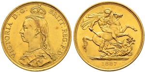 2 Pound Vereinigtes Königreich Gold Victoria (1819 - 1901)