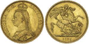 2 Pound Vereinigtes Königreich Gold Victoria (1819 - 1901)