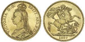 2 Pound Vereinigtes Königreich Gold Victoria (1819 - 1901)