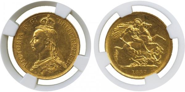 2 Pound Vereinigtes Königreich Gold Victoria (1819 - 1901)