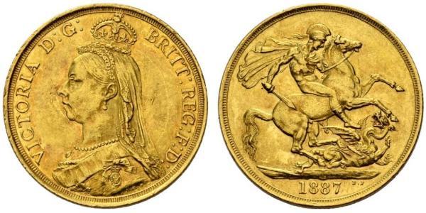 2 Pound Vereinigtes Königreich Gold Victoria (1819 - 1901)